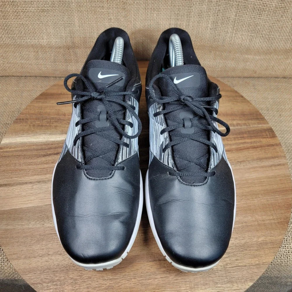 Nike Delight V Golf Shoes Black White Integrated Traction Athletic Women's 10